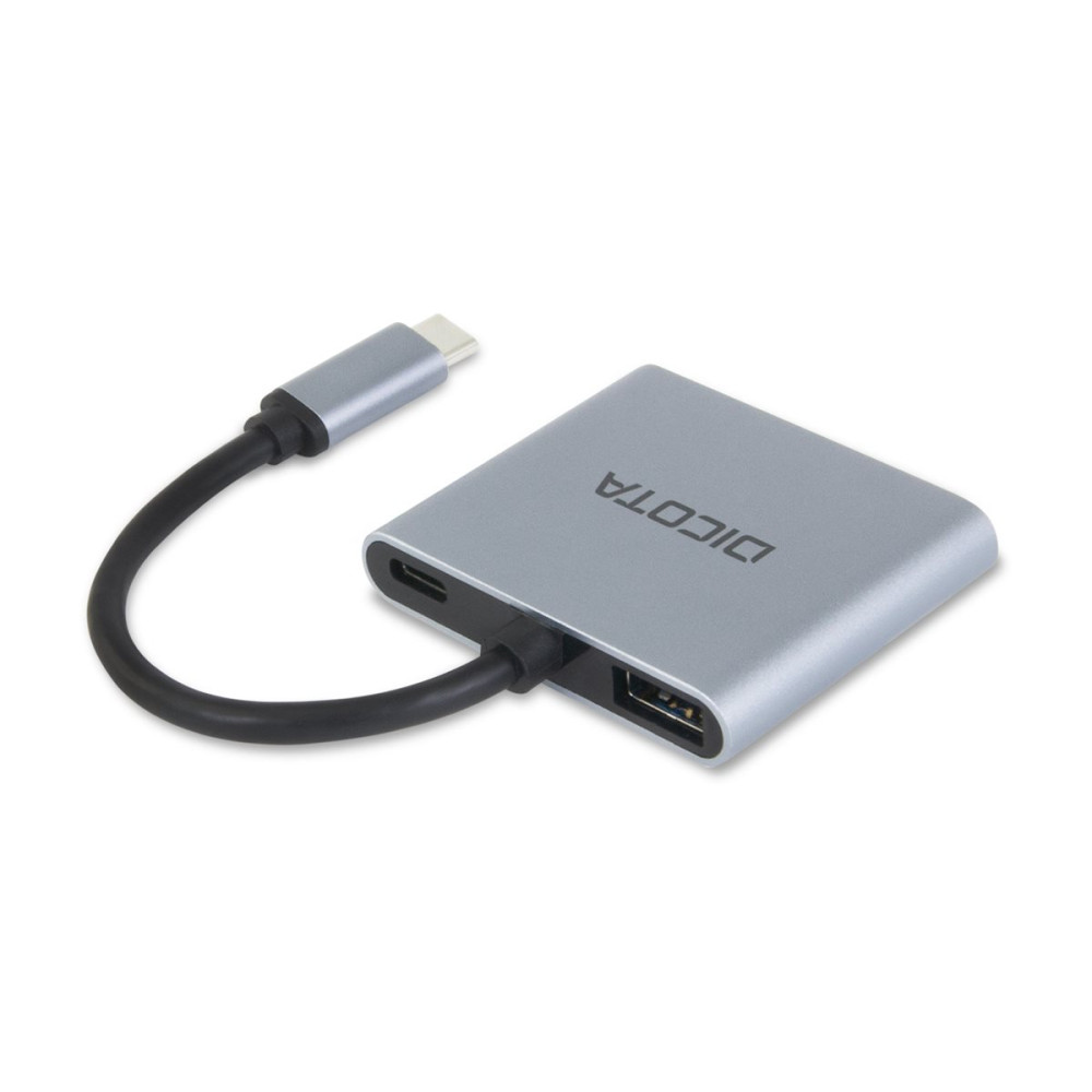 Produktbild för DICOTA 4-in-1 - dockningsstation - USB-C - HDMI