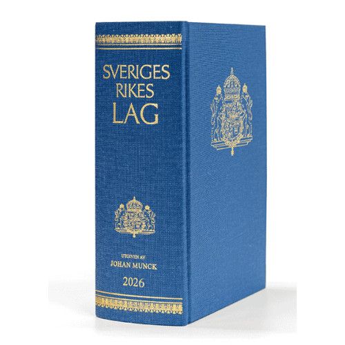 Johan Munck Sveriges Rikes Lag 2026 klotband (inbunden)