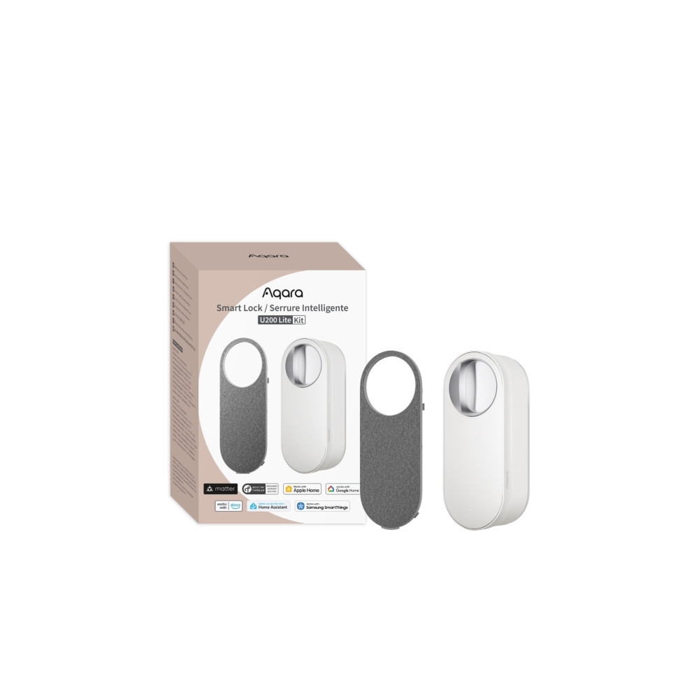 Produktbild för Aqara U200 Lite EL-D03D-W - dörrlås - vit