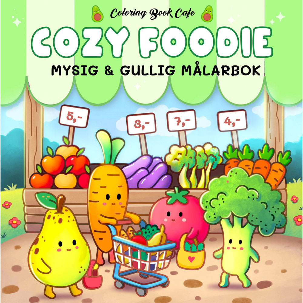 Produktbild för Målarbok : Cozy Foodie