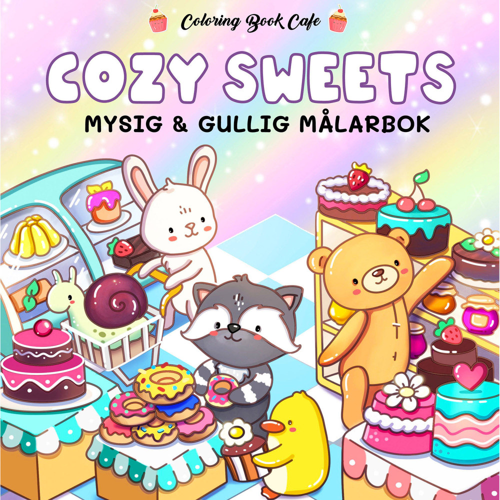 Produktbild för Målarbok : Cozy Sweets