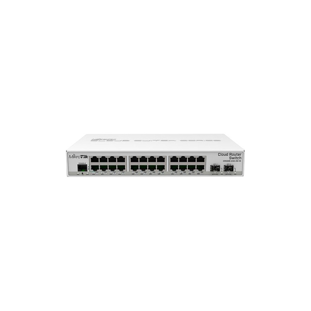 Produktbild för MikroTik Cloud Router Switch CRS326-24G-2S+IN - switch - 26 portar - Administrerad