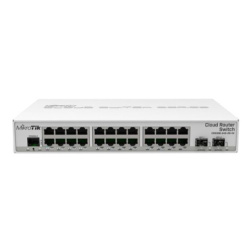 MikroTik MikroTik Cloud Router Switch CRS326-24G-2S+IN - switch - 26 portar - Administrerad