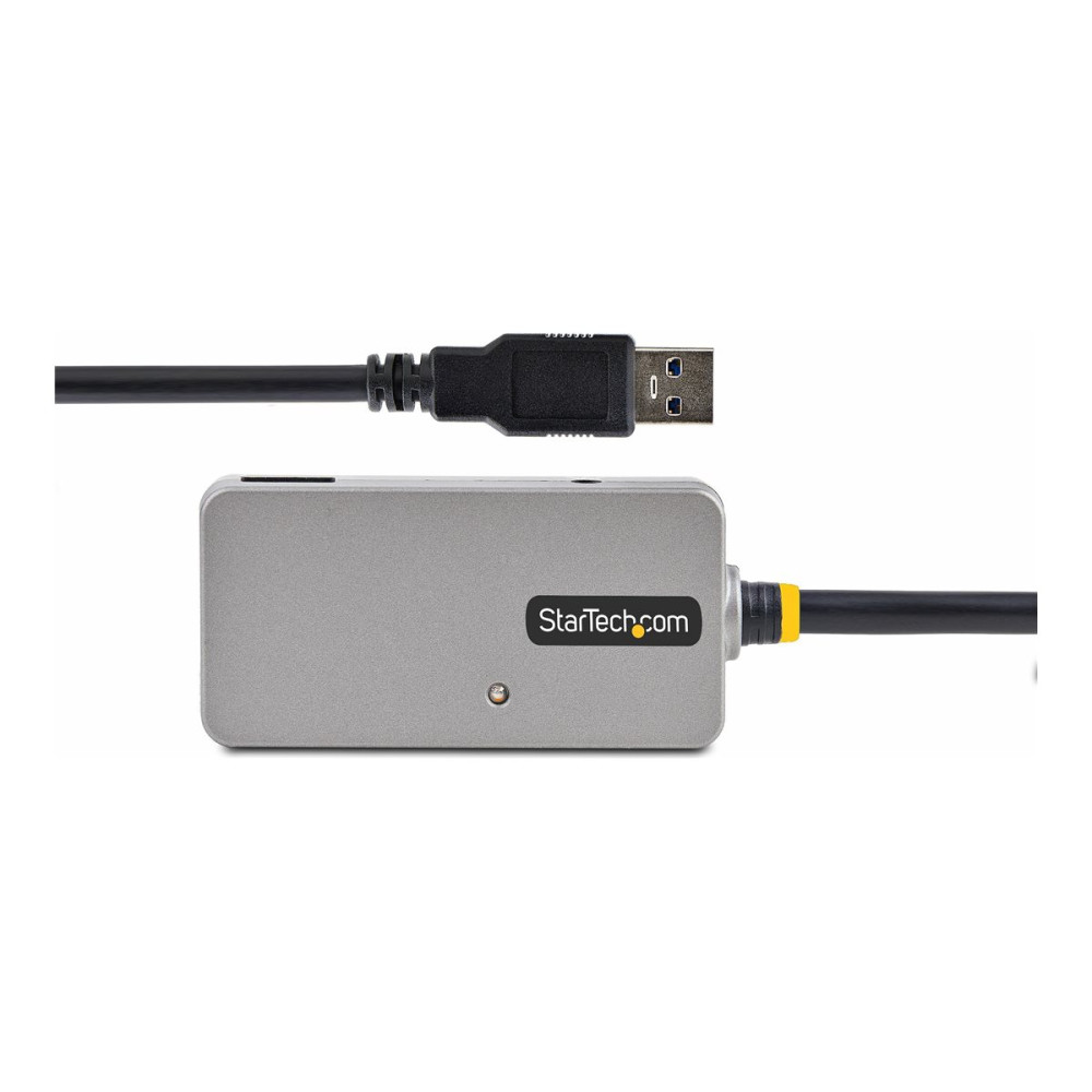 Produktbild för StarTech.com USB Extender Hub, 10m USB 3.0 Extension Cable with 4-Port USB Hub, Active/Bus Powered USB Repeater Cable, Optional 20W Power Supply Included - USB-A Hub w/ ESD Protection (U01043-USB-EXTENDER) - hubb - 4 portar