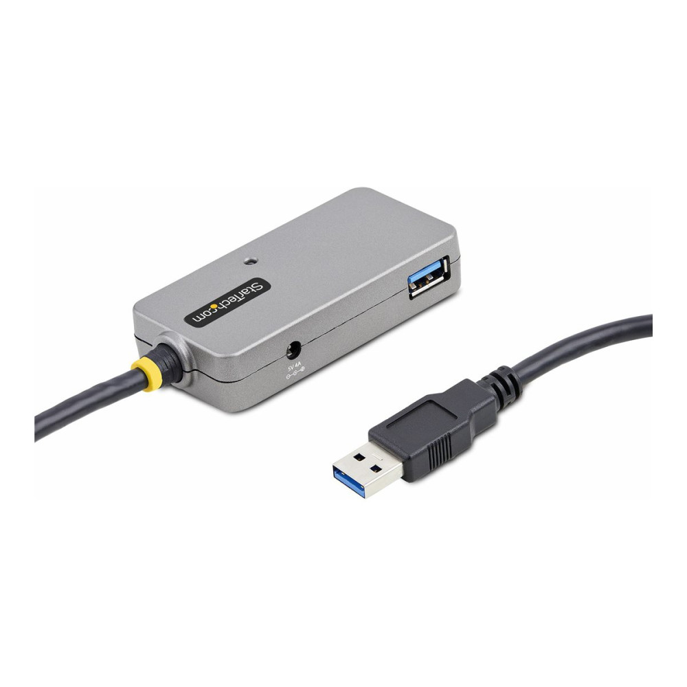 Produktbild för StarTech.com USB Extender Hub, 10m USB 3.0 Extension Cable with 4-Port USB Hub, Active/Bus Powered USB Repeater Cable, Optional 20W Power Supply Included - USB-A Hub w/ ESD Protection (U01043-USB-EXTENDER) - hubb - 4 portar
