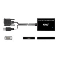Produktbild för Club 3D videokort - HDMI / VGA - 60 cm
