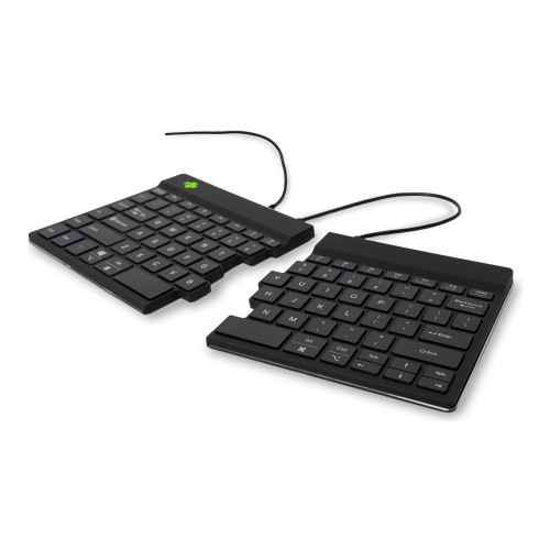 R-Go Tools B.V. R-Go Split Ergonomiskt Tangentbord, QWERTY (US), svart, trådbunden - tangentbord - QWERTY - amerikansk - svart Inmatningsenhet