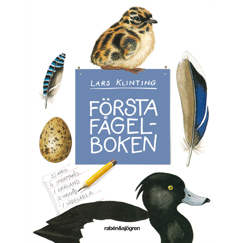 Produktbild för Första fågelboken (inbunden)