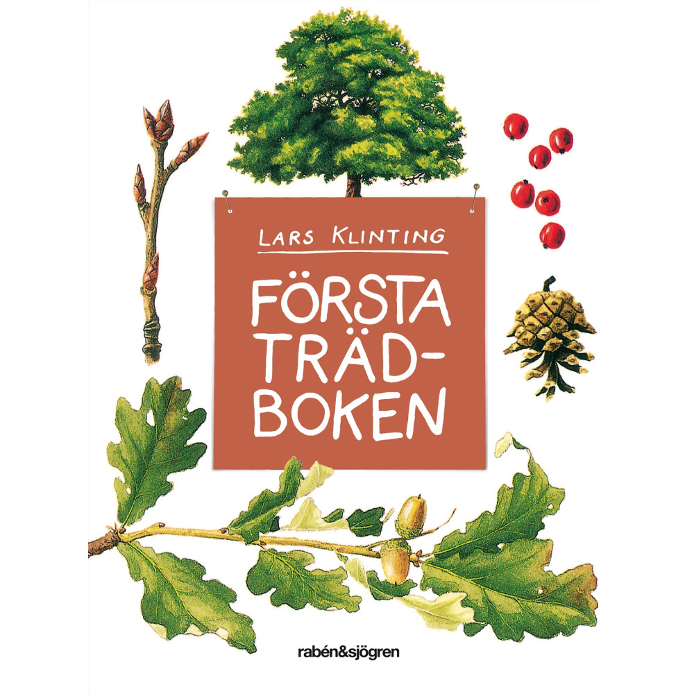 Produktbild för Första trädboken (inbunden)
