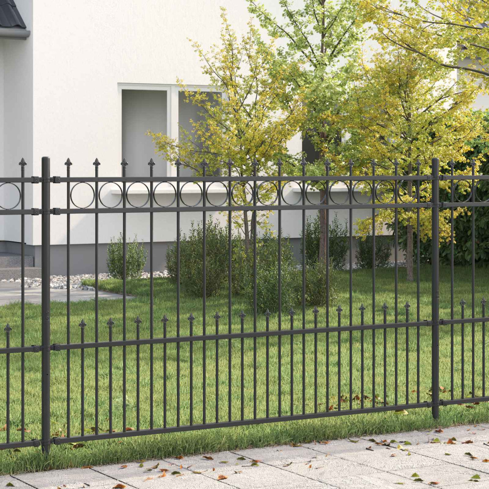 Produktbild för Spikring stängsel HORST Svart