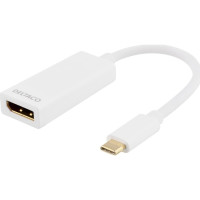 Produktbild för DELTACO USBC-DP1 - extern videoadapter - vit