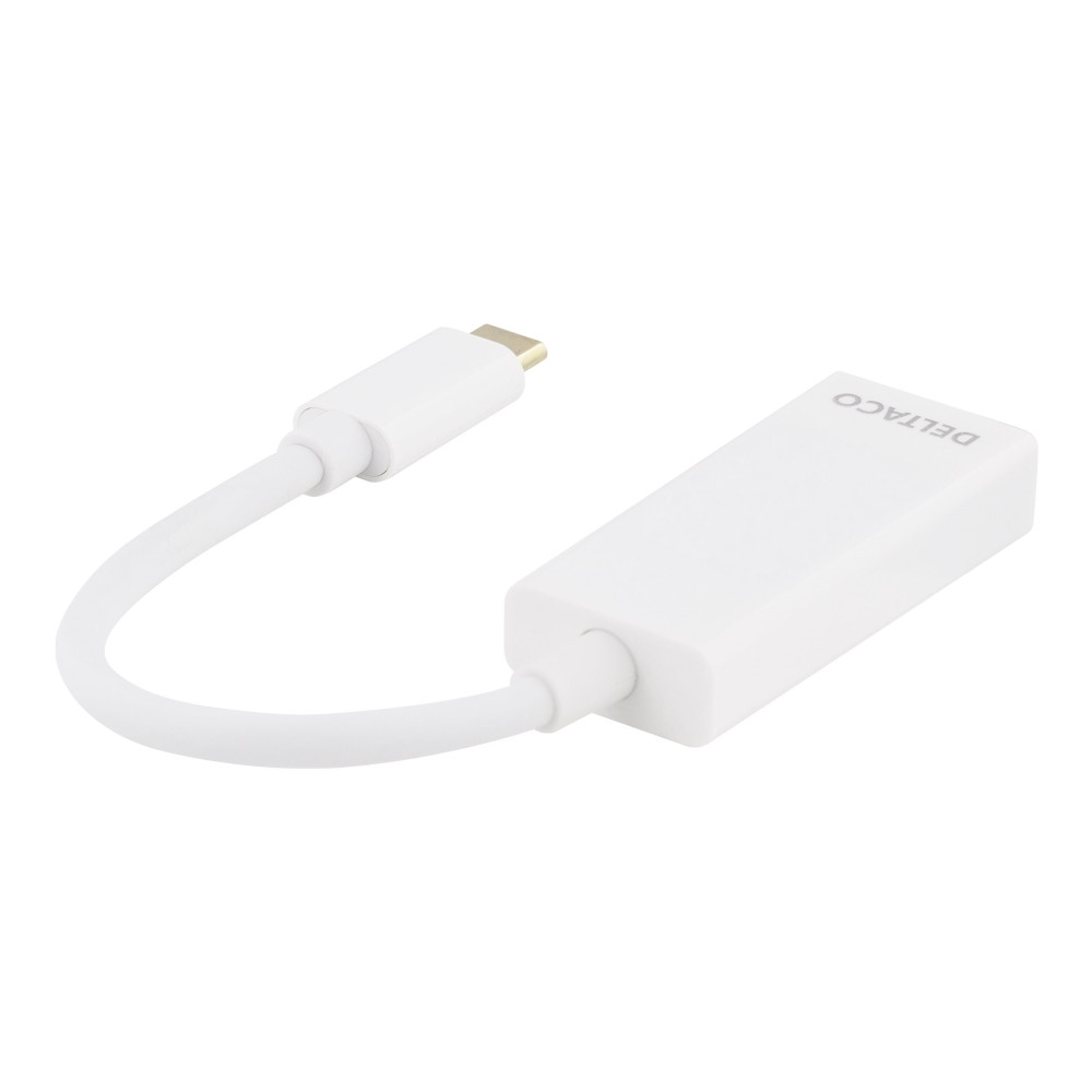 Produktbild för DELTACO USBC-DP1 - extern videoadapter - vit