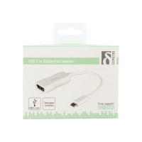 Produktbild för DELTACO USBC-DP1 - extern videoadapter - vit