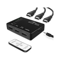 Produktbild för Media-Tech MT5207 - video-/ljudomkopplare - 5 portar