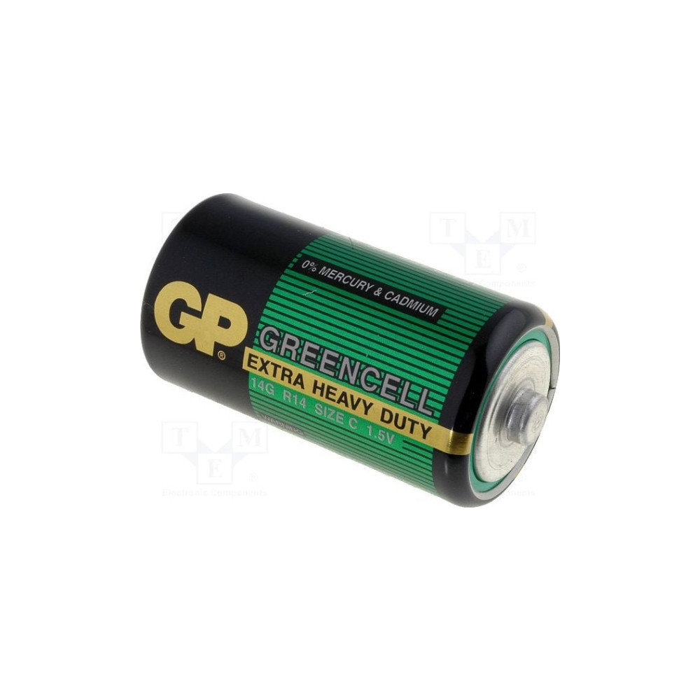 Produktbild för GP Batteries Greencell C, Engångsbatteri, C, Zinkklorid, 1,5...
