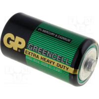 Produktbild för GP Batteries Greencell C, Engångsbatteri, C, Zinkklorid, 1,5...