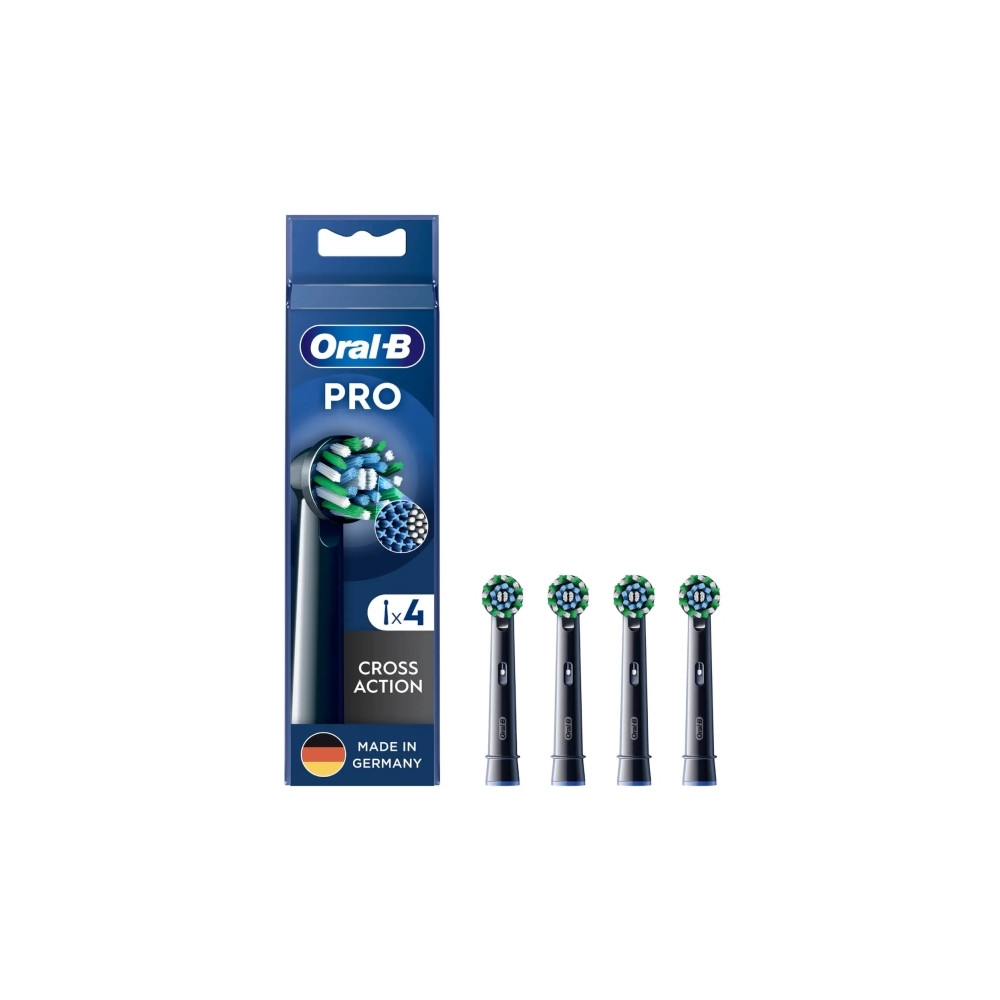 Produktbild för Oral-B CrossAction , 4 styck, Svart, 3 månad (er), Oral-B, L...