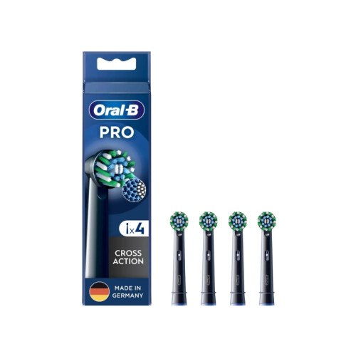 Braun Oral-B CrossAction , 4 styck, Svart, 3 månad (er), Oral-B, L...