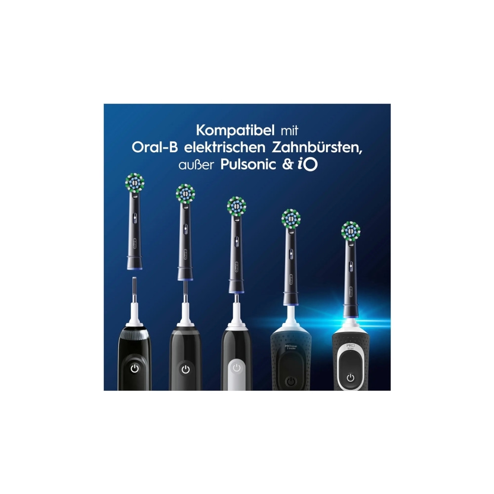 Produktbild för Oral-B CrossAction , 4 styck, Svart, 3 månad (er), Oral-B, L...