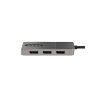 Produktbild för StarTech.com USB-C to Triple DisplayPort 1.4 MST Hub, 4K 60Hz, 1ft (30cm) Cable, USB Type-C Multi Monitor Adapter for Laptop, DP 1.4 Multi-Stream Transport Hub, DisplayPort Splitter - MST Triple Monitor Adapter (MST14CD123DP) - dockningsstation - USB-C / 