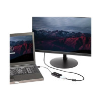 Produktbild för StarTech.com A/V-reseadapter: 3-i-1 DisplayPort till VGA-, DVI- eller HDMI-konverterare - videokort - DisplayPort / HDMI / DVI / VGA - 26.6 m