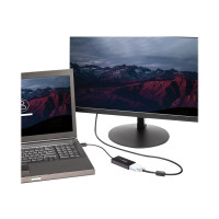 Produktbild för StarTech.com A/V-reseadapter: 3-i-1 DisplayPort till VGA-, DVI- eller HDMI-konverterare - videokort - DisplayPort / HDMI / DVI / VGA - 26.6 m