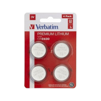 Produktbild för Verbatim batteri - 4 x CR2430 - Li