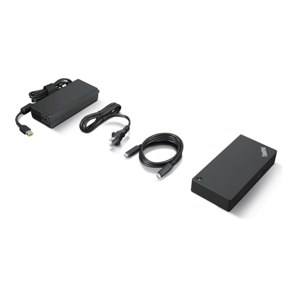 Produktbild för Lenovo - dockningsstation - USB-C - HDMI, 2 x DP - 1GbE