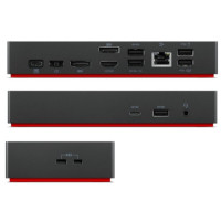 Produktbild för Lenovo - dockningsstation - USB-C - HDMI, 2 x DP - 1GbE