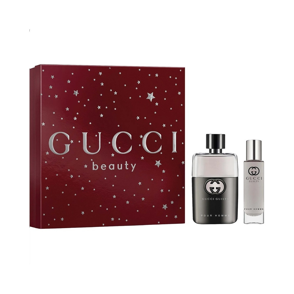 Produktbild för Giftset Gucci Guilty Pour Homme Edt 50ml + Edt 15ml