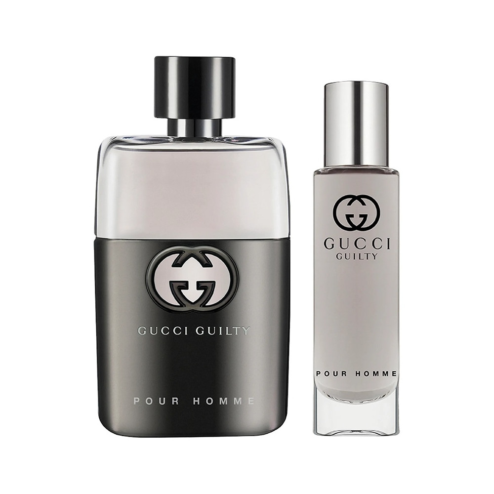 Produktbild för Giftset Gucci Guilty Pour Homme Edt 50ml + Edt 15ml