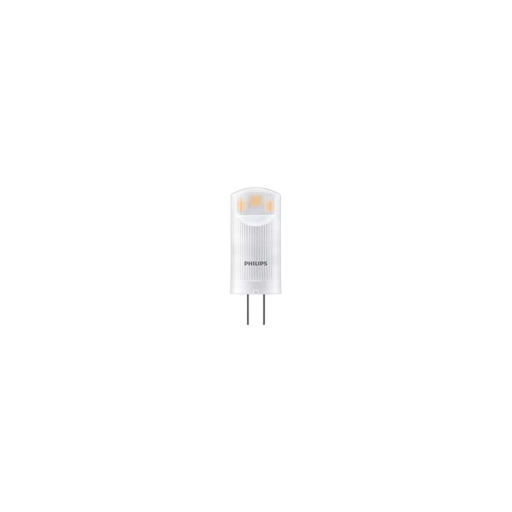 Produktbild för Philips - halogenlampa / LED-lampa - form: kapsyl - glaserad finish - G4 - 1.8 W - varmt vitt ljus - 2700 K (paket om 3)