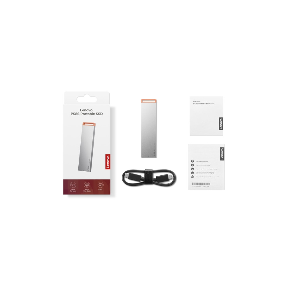 Produktbild för Lenovo PS8S - SSD - 2 TB - USB 3.2 Gen 2