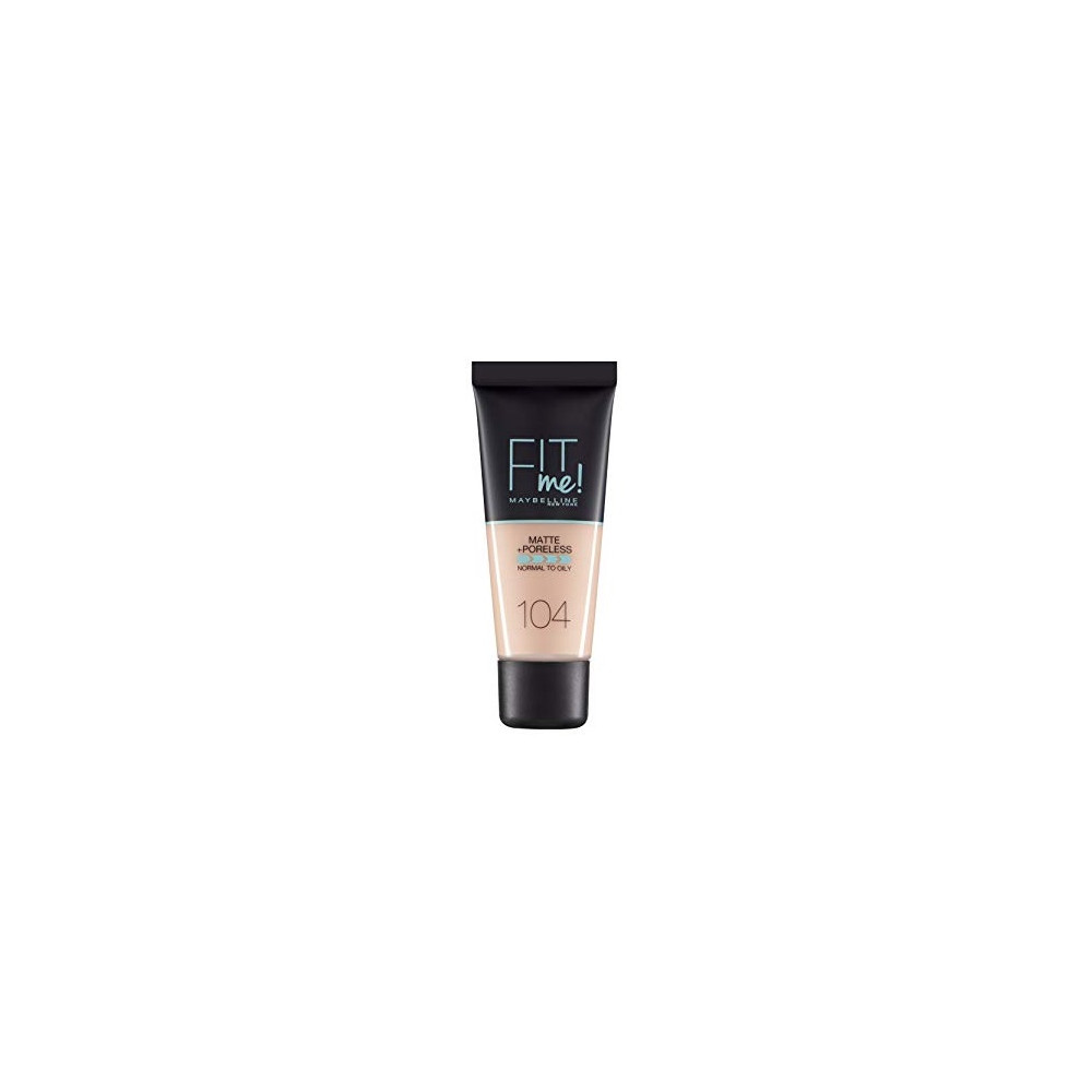 Produktbild för Maybelline Fit Me! matte makeup for normal and oily skin 30 ml 104 Soft Ivory