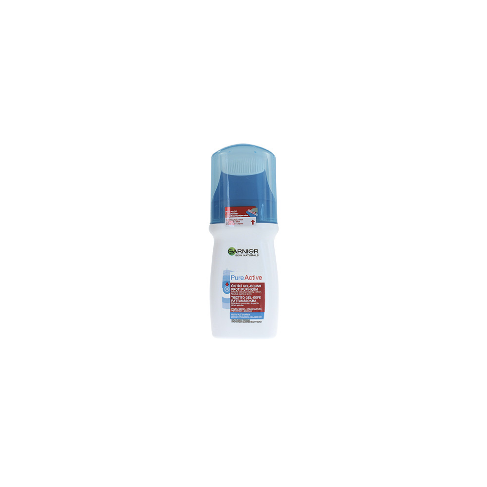 Produktbild för Garnier Skin Naturals Pure Active ExfoBrusher cleansing gel with a brush 150 ml