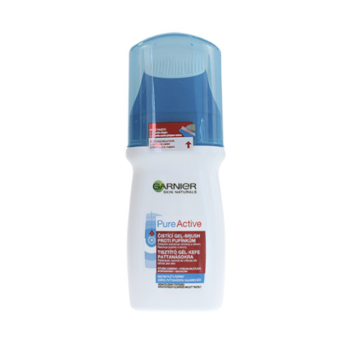 Garnier Garnier Skin Naturals Pure Active ExfoBrusher cleansing gel with a brush 150 ml
