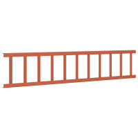 Produktbild för Taksnöskydd Röd 1200 x 2,5 x 20 cm Stål
