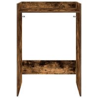 Produktbild för Tvättmaskinskabinet Rökt ek 67,5 x 62 x 97 cm Konstruerat trä