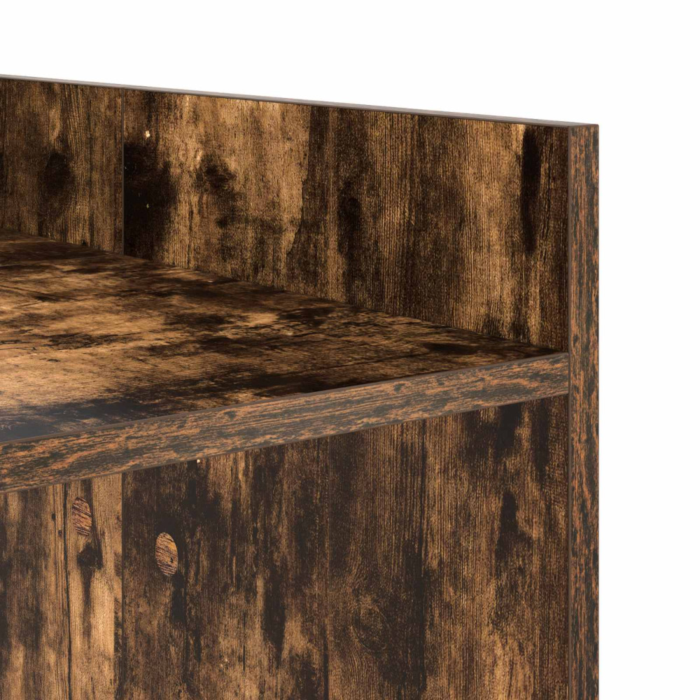 Produktbild för Tvättmaskinskabinet Rökt ek 67,5 x 62 x 97 cm Konstruerat trä