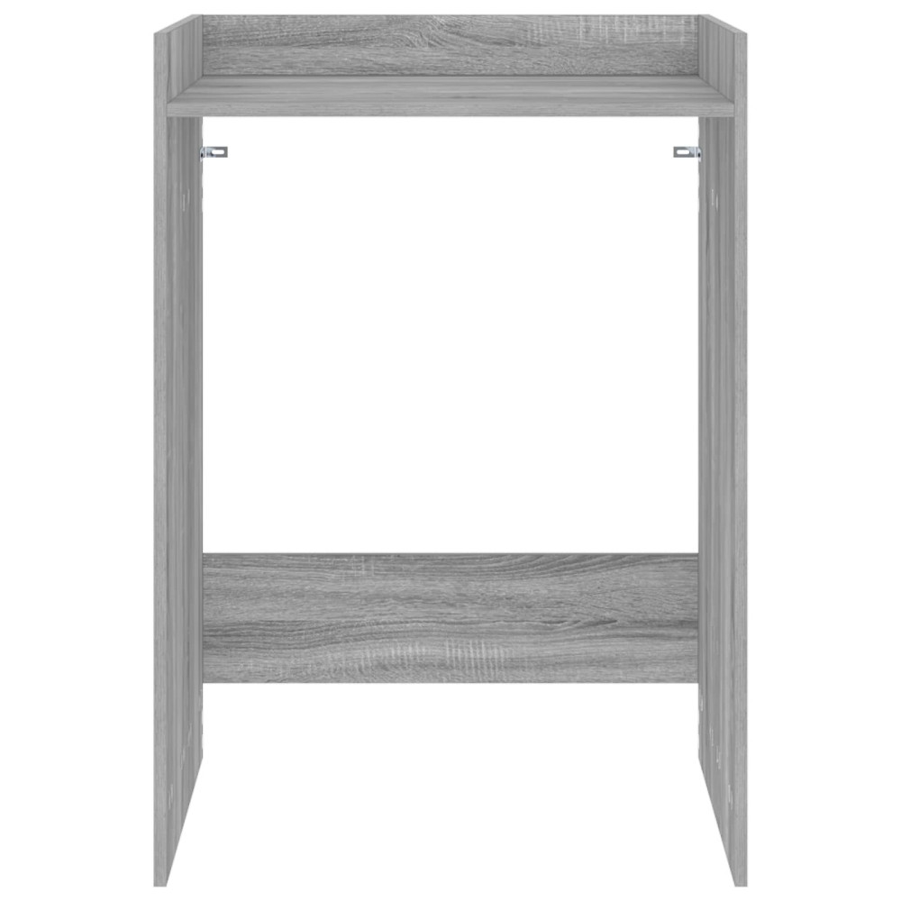 Produktbild för Tvättmaskinskabinet med lagring Grå Sonoma 67,5 x 62 x 97 cm