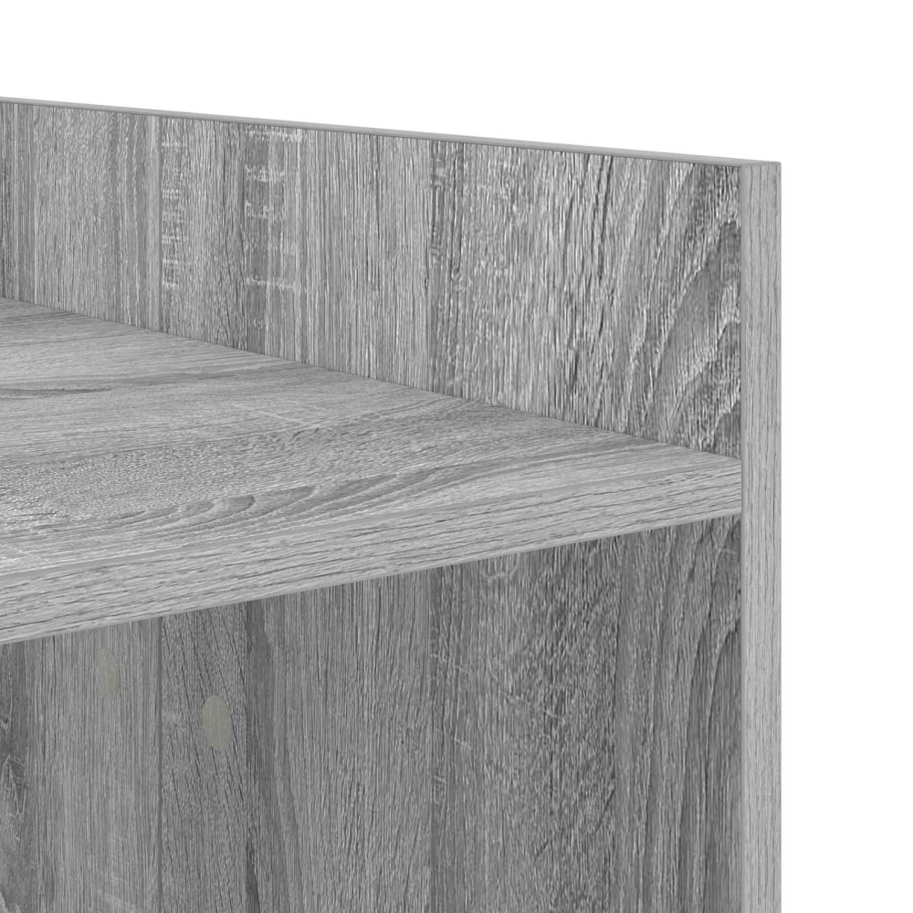 Produktbild för Tvättmaskinskabinet med lagring Grå Sonoma 67,5 x 62 x 97 cm