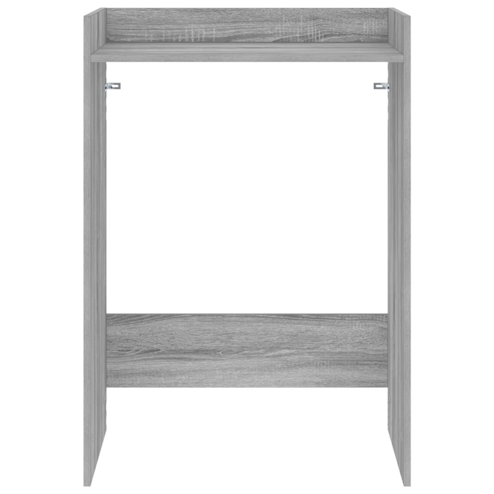 Produktbild för Tvättmaskinskabinet med lagring Grå Sonoma 67,5 x 48 x 97 cm