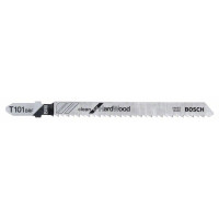 Produktbild för Bosch clean for Hard Wood T 101 BRF - sticksågblad - för lövträ, laminerade paneler, kök arbetsyta - 5 delar