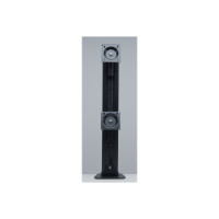 Produktbild för Multibrackets M VESA Desktopmount HD Dual monteringssats - för 2 välvda LCD-skärmar - svart