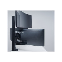 Produktbild för Multibrackets M VESA Desktopmount HD Dual monteringssats - för 2 välvda LCD-skärmar - svart
