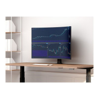 Produktbild för Multibrackets M VESA Desktopmount HD Dual monteringssats - för 2 välvda LCD-skärmar - svart