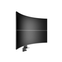 Produktbild för Multibrackets M VESA Desktopmount HD Dual monteringssats - för 2 välvda LCD-skärmar - svart