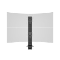 Produktbild för Multibrackets M VESA Desktopmount HD Dual monteringssats - för 2 välvda LCD-skärmar - svart