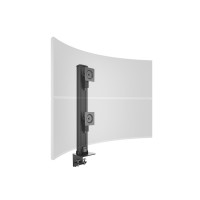 Produktbild för Multibrackets M VESA Desktopmount HD Dual monteringssats - för 2 välvda LCD-skärmar - svart