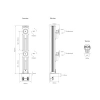 Produktbild för Multibrackets M VESA Desktopmount HD Dual monteringssats - för 2 välvda LCD-skärmar - svart